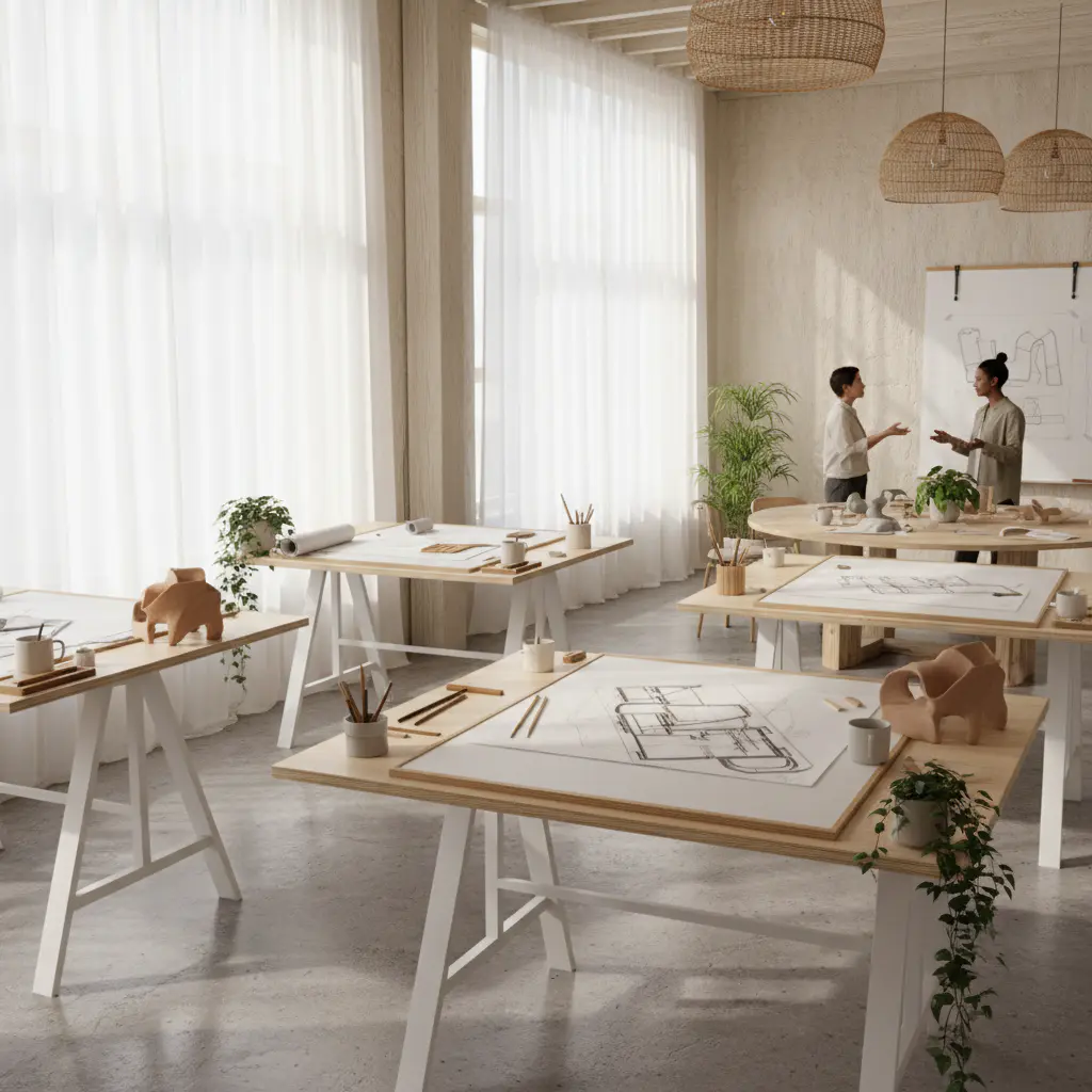 Design Workshop and drafting tables